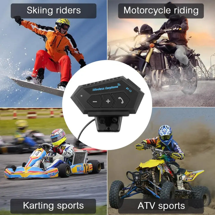 Motorcycle Headphones Wireless Bluetooth