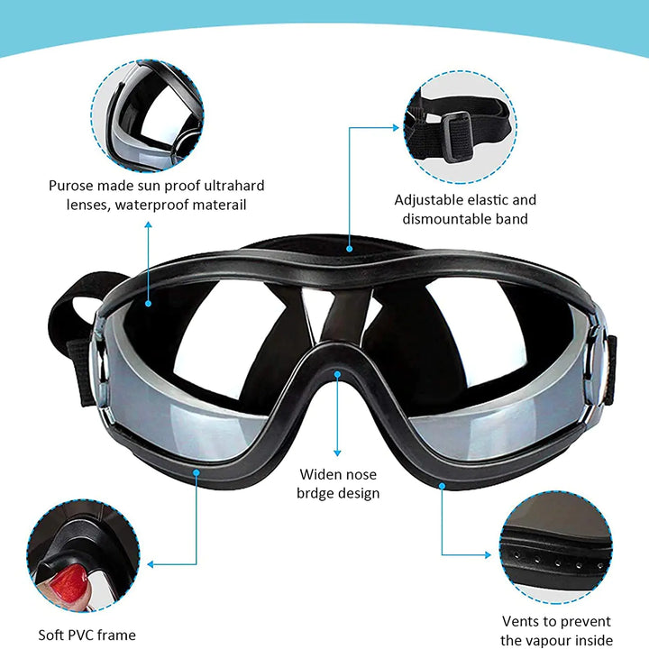 Adjustable Strap Dog Goggles