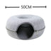 Donut Pet Cat Tunnel