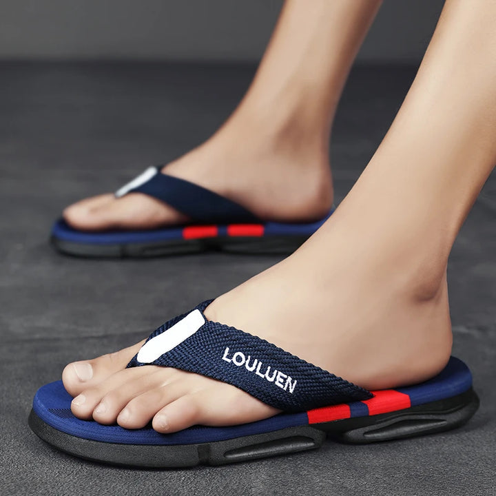 Non-slip, breathable slippers