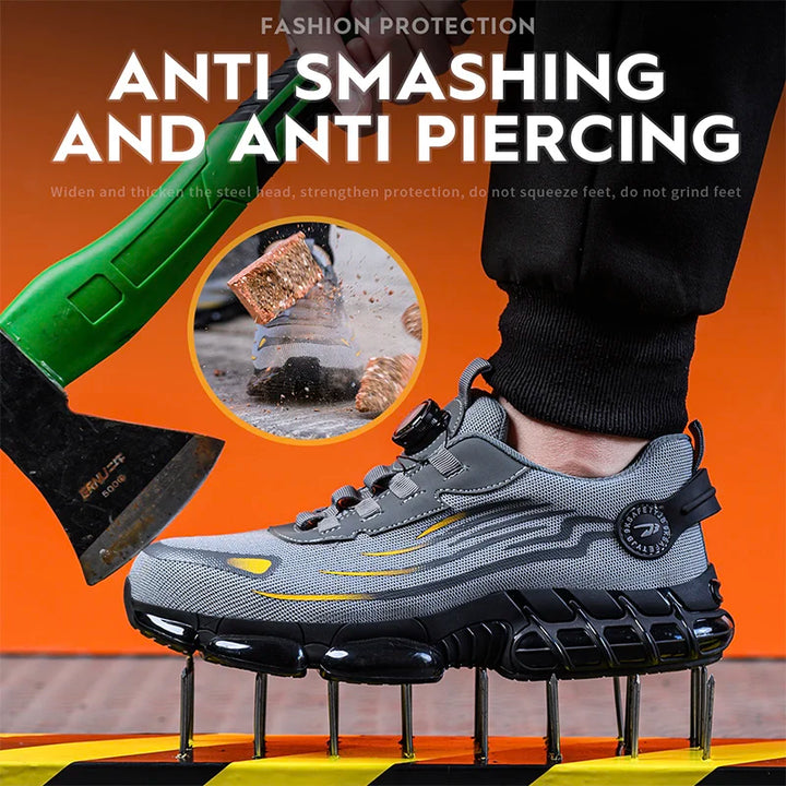 Men's fashion work shoes Anti-crushing Anti-puncture