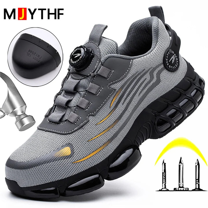 Men's fashion work shoes Anti-crushing Anti-puncture