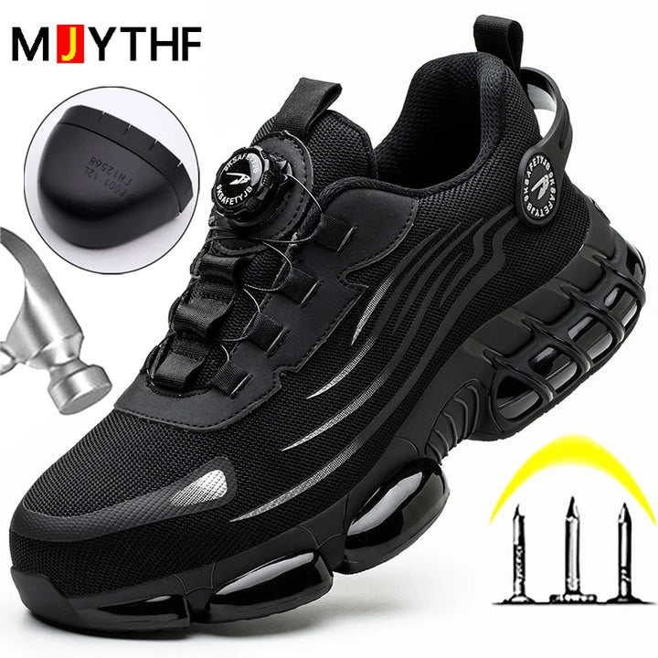 Men's fashion work shoes Anti-crushing Anti-puncture