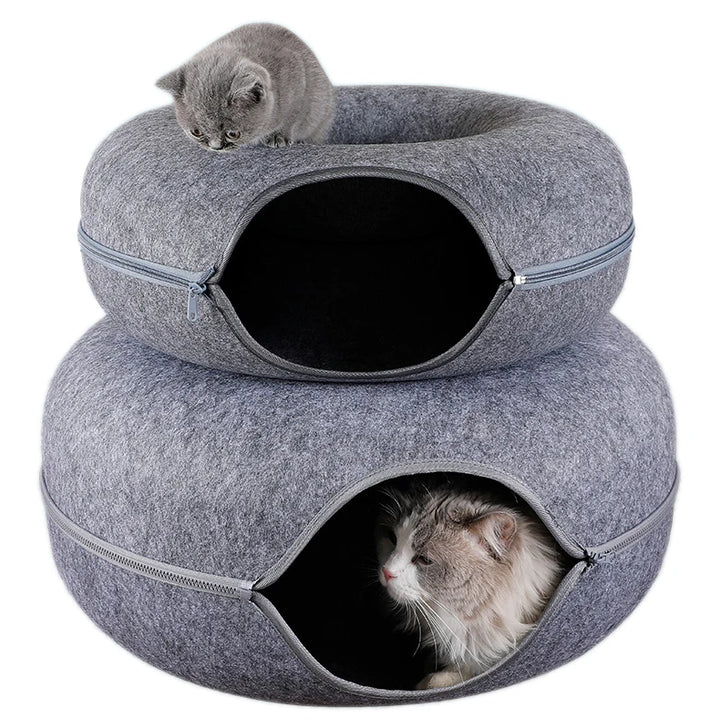 Donut Pet Cat Tunnel